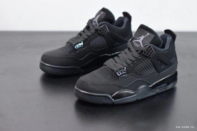 Rep CU1110-010 Black Air 4 Cat (2020) Jordan 0819